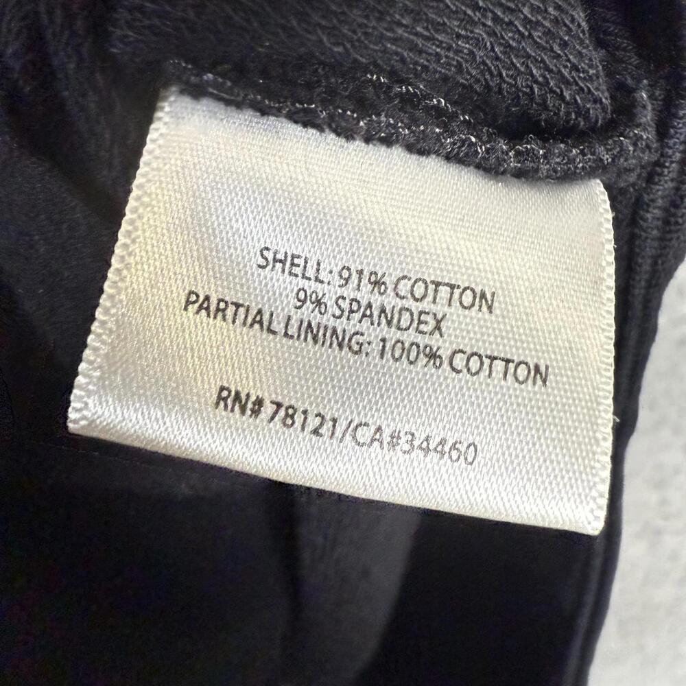 Eileen Fisher Women's Size Small Black Cotton Peacoat Jacket - Picture 5 of 8